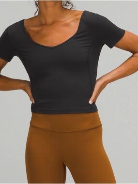 Lululemon Align Black Shirt Size 6